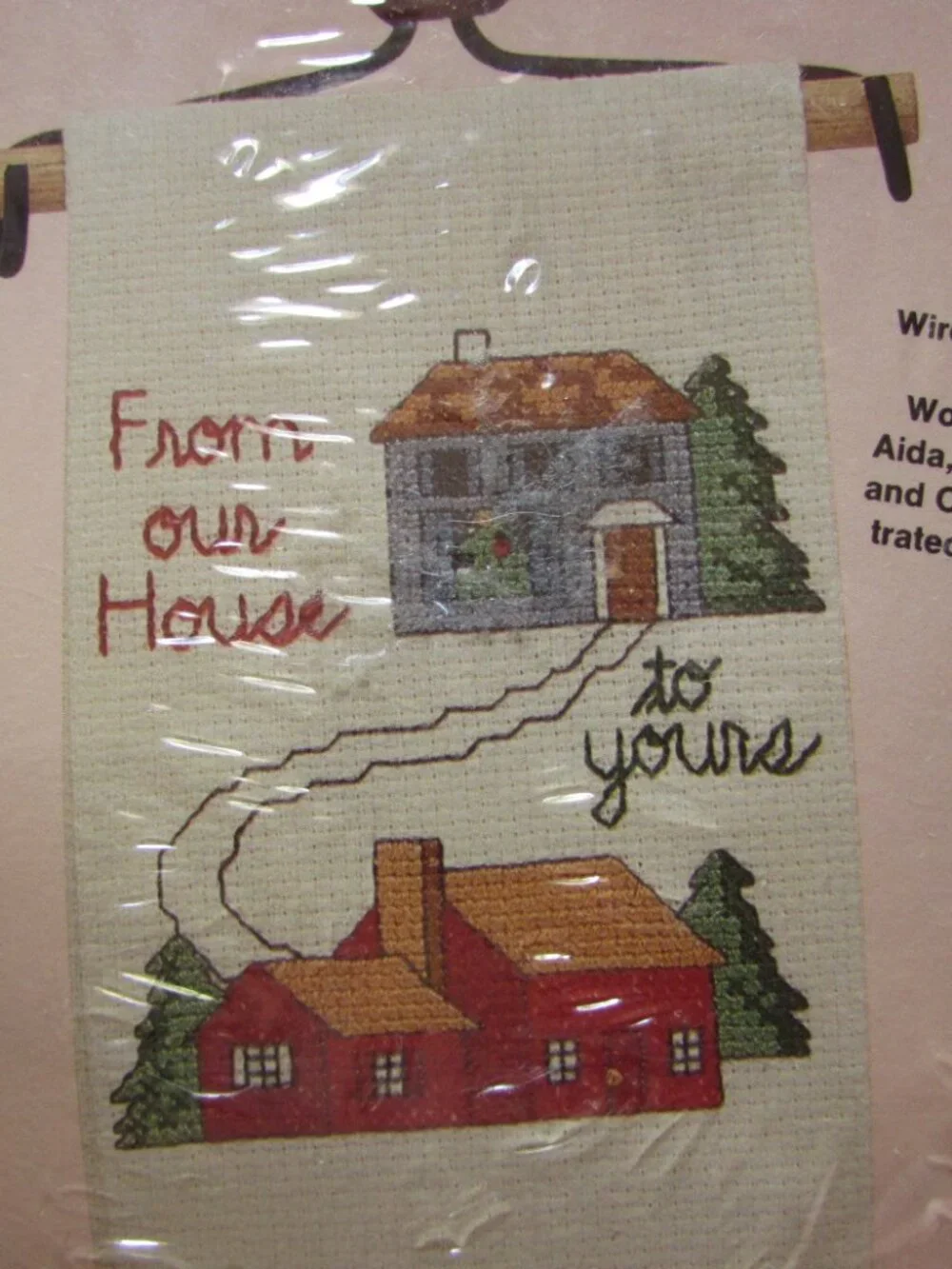 Country Wireworks Christmas Cross-Stitch Kit 073103 Our House to Yours